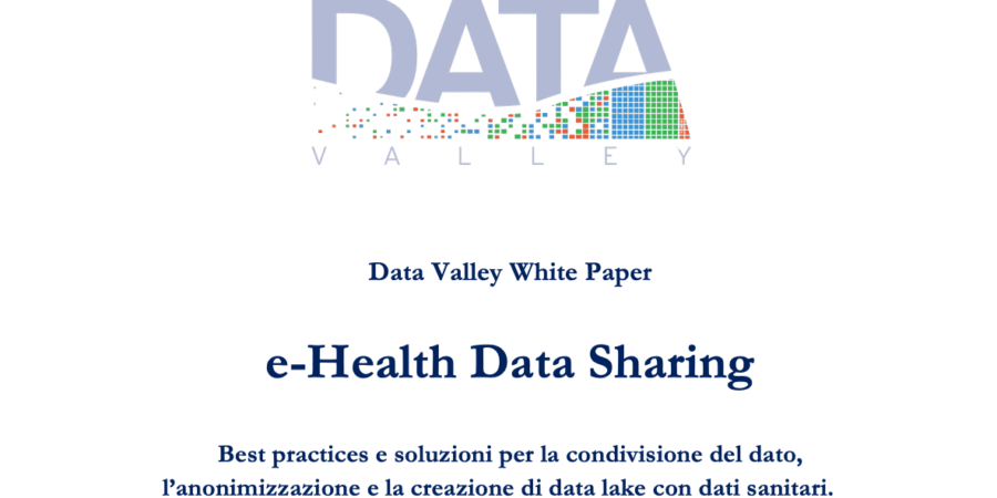 White Paper e-Health Data Sharing – Best practices e soluzioni per la condivisione del dato, l’anonimizzazione e la creazione di data lake con dati sanitari
